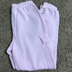 pink sweatpants - size small